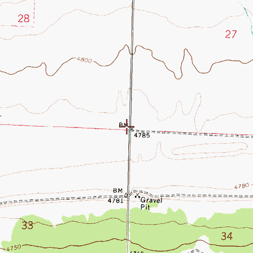Topographic Map of Juniper Valley, ID