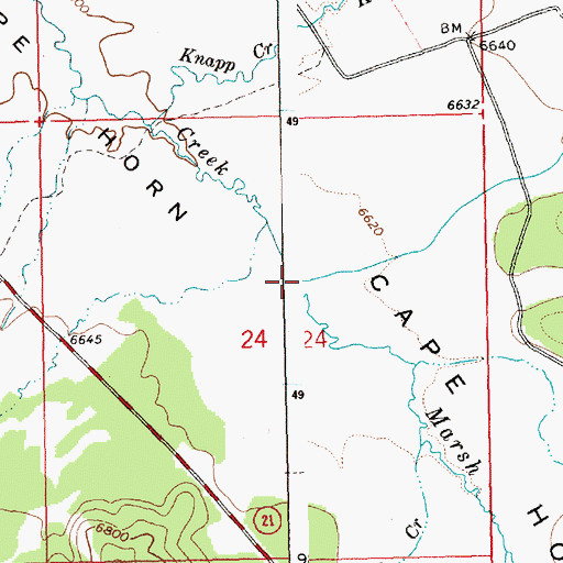 Topographic Map of Kelly Creek, ID