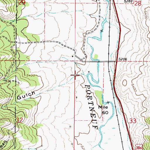 Topographic Map of Kelly Gulch, ID