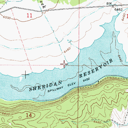 Topographic Map of Kick Creek, ID