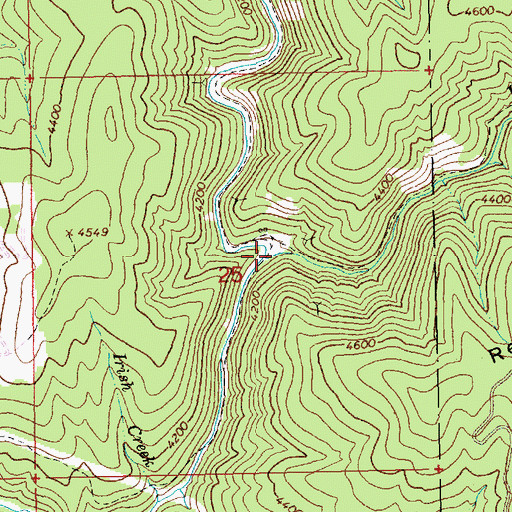 Topographic Map of Kirks Fork, ID