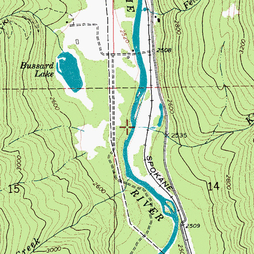 Topographic Map of Kreist Creek, ID