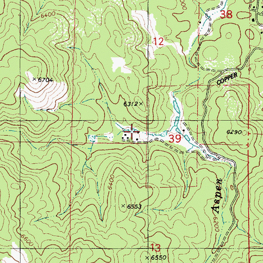 Topographic Map of El Burrito Childrens Camp, AZ