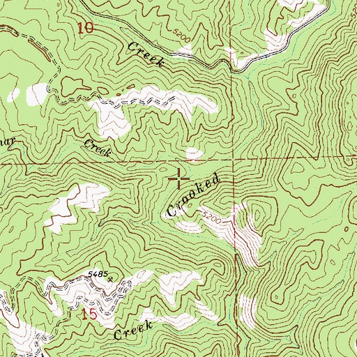 Topographic Map of Lamar Creek, ID