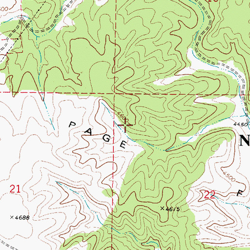 Topographic Map of Fig Tree Spring, AZ
