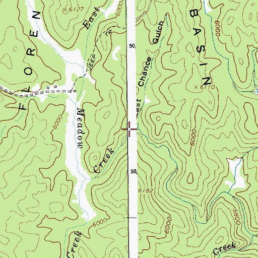 Topographic Map of Last Chance Gulch, ID