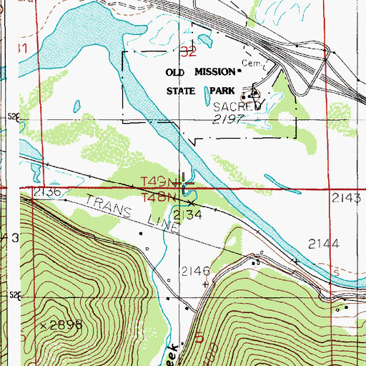 Topographic Map of Latour Creek, ID