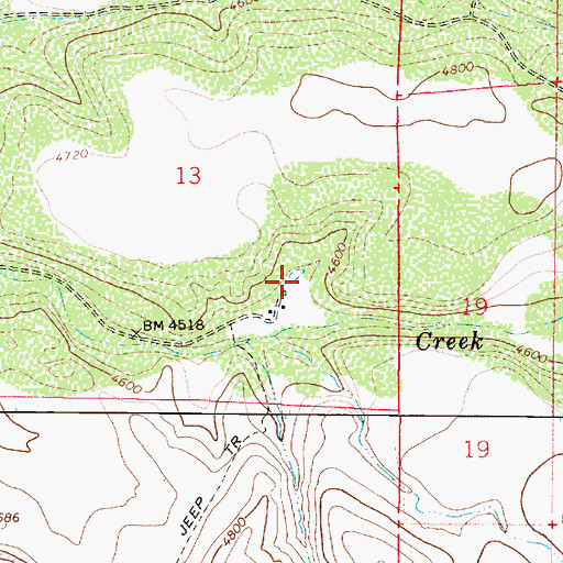 Topographic Map of Flowerpot Tank, AZ