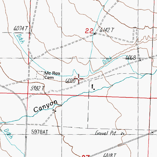 Topographic Map of Leadore Ranger Station, ID