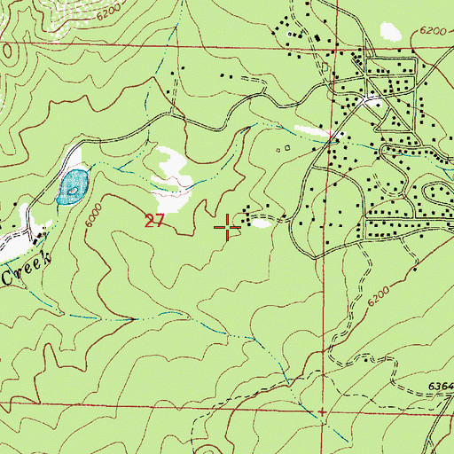 Topographic Map of Friendly Pines Camp, AZ