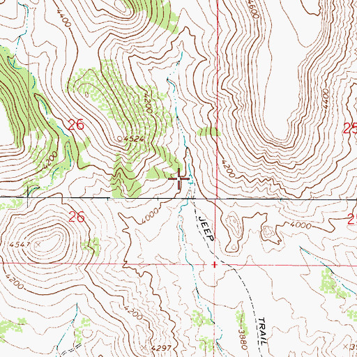 Topographic Map of Fuller Tank, AZ