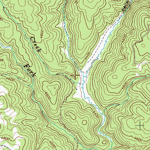 Topographic Map of Lick Creek, ID