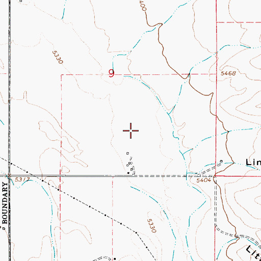 Topographic Map of Limekiln Canyon, ID