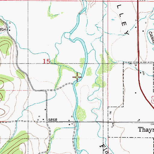 Topographic Map of Limekiln Creek, WY