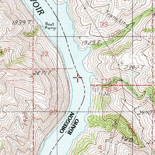 Topographic Map of Limestone Gulch, ID