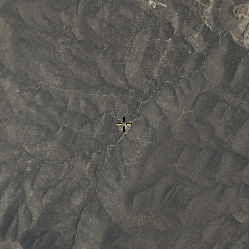 Aerial/Satellite Image of Hackberry Mine Spring, AZ