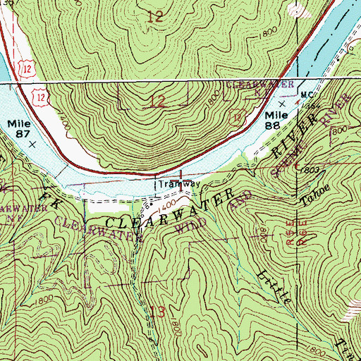 Topographic Map of Little Tinker Creek, ID