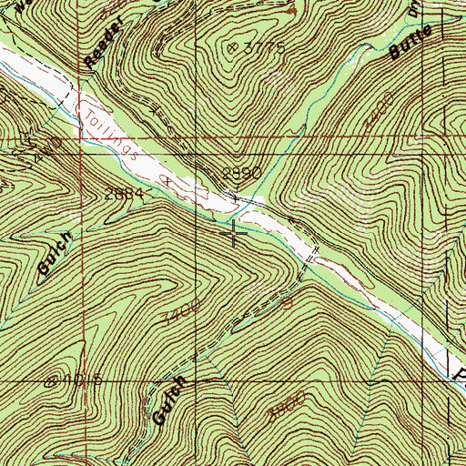 Topographic Map of Littlefield, ID
