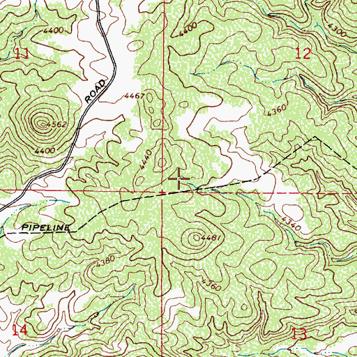 Topographic Map of Jackass Tank, AZ