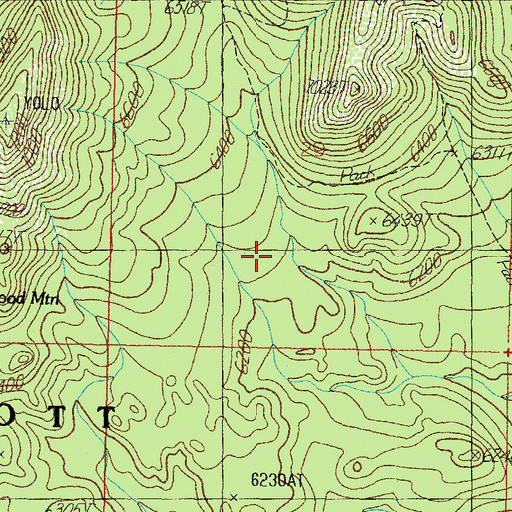 Topographic Map of L O Spring, AZ