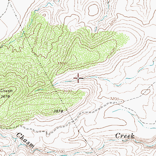 Topographic Map of Ladder Tank, AZ