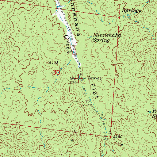 Topographic Map of Lapham, AZ