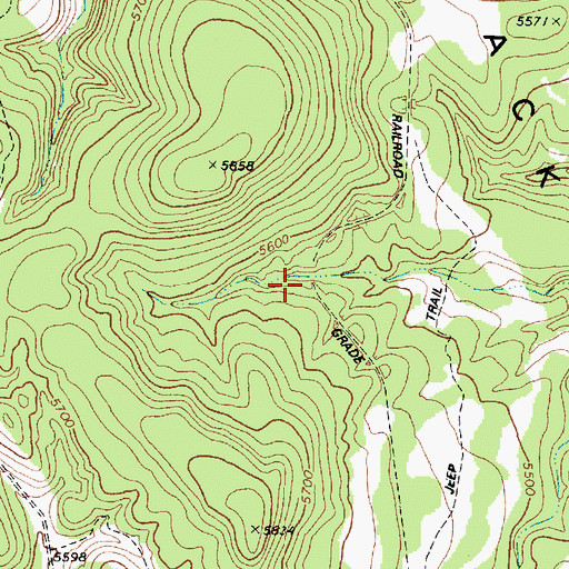 Topographic Map of Little Water Tank, AZ