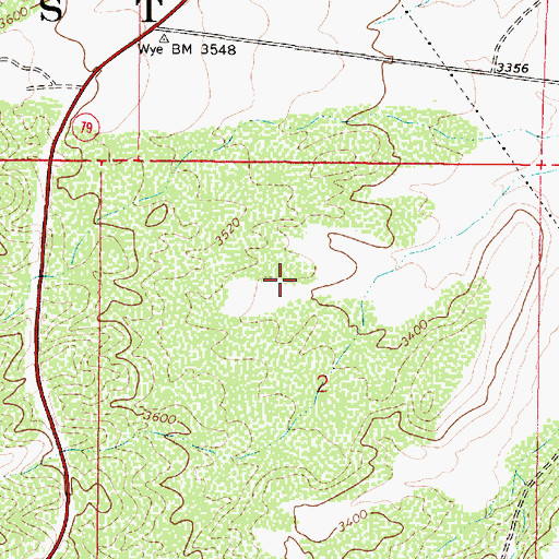 Topographic Map of Loco Tank, AZ