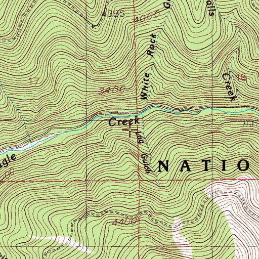Topographic Map of Log Gulch, ID