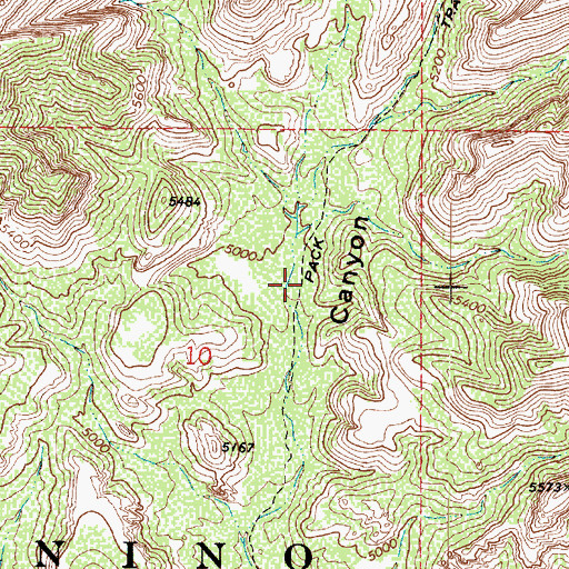 Topographic Map of Loy Butte Five, AZ