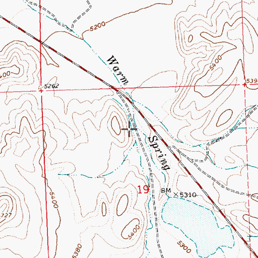 Topographic Map of Lone Pine Creek, ID
