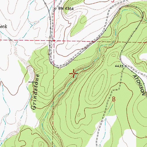 Topographic Map of Mack Tank, AZ