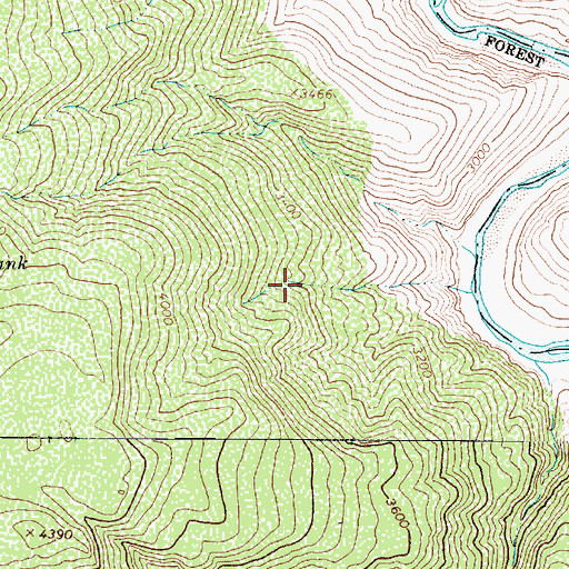 Topographic Map of Mesquite Spring, AZ