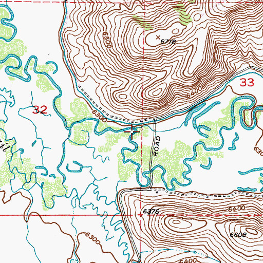 Topographic Map of Lower Valley, ID