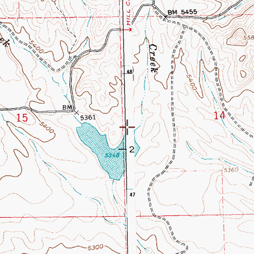 Topographic Map of Maniece Creek, ID
