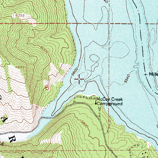 Topographic Map of McCoy Creek, ID