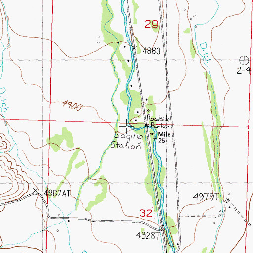 Topographic Map of McDevitt Creek, ID