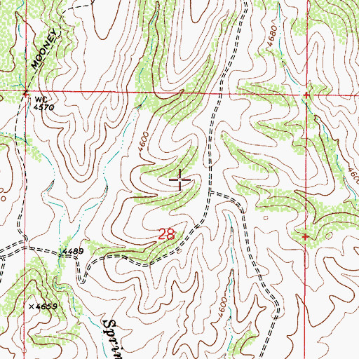Topographic Map of Nichols Well, AZ