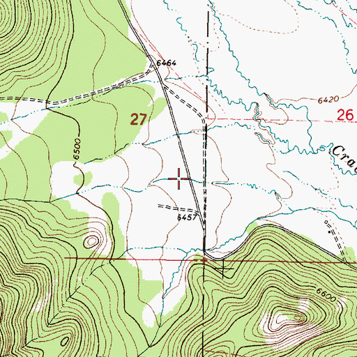 Topographic Map of McGarry Canyon, ID