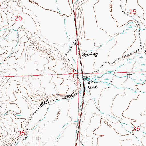 Topographic Map of McGowan Creek, ID