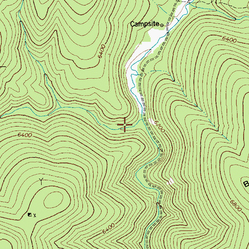 Topographic Map of McGuire Creek, ID