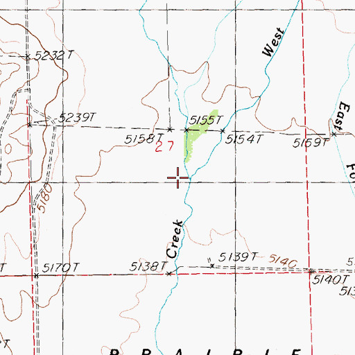 Topographic Map of McMahan Creek, ID