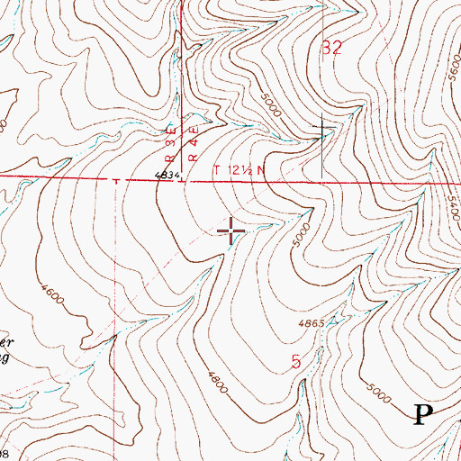 Topographic Map of Plaza Tank, AZ