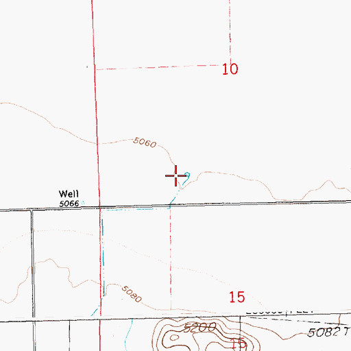 Topographic Map of Monument Gulch Creek, ID