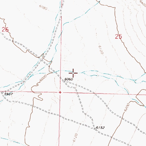 Topographic Map of Mormon Gulch, ID