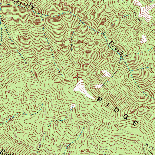 Topographic Map of Moscow Bar Ridge, ID