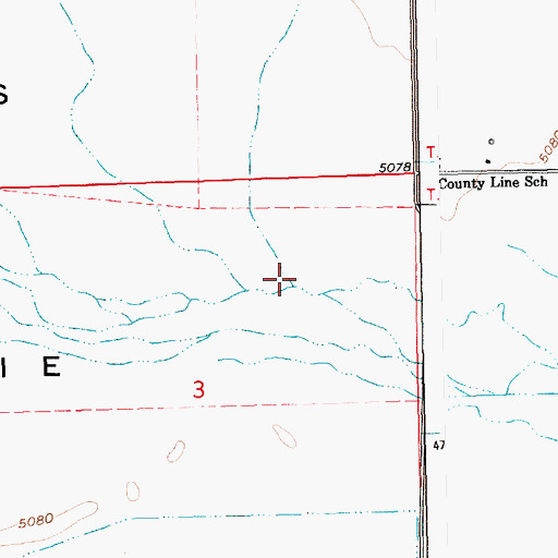 Topographic Map of Negro Creek, ID