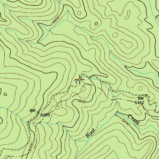 Topographic Map of Nez Perce Trail, ID