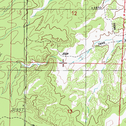 Topographic Map of Sampson Tank, AZ