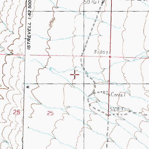 Topographic Map of North Fork Sandrock Canyon, ID